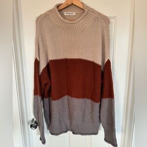 Impressions Color-block Sweater